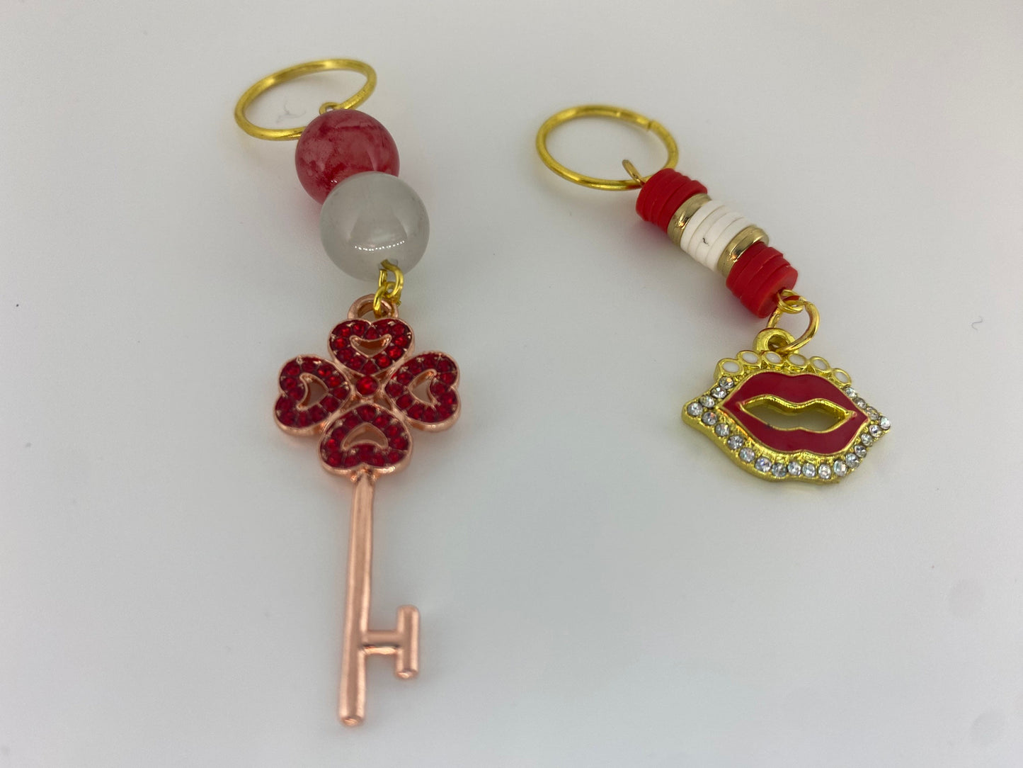 3 pc Valentines Loc Jewelry Set | Gift for Her | Galentines| Faux Locs | Hair Decor | Cupids Bow and Arrow | Braid Decor | Loc Cuffs