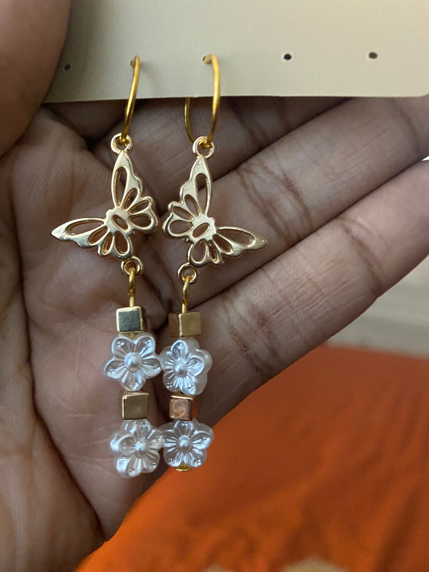 Butterfly Loc Charms | Wedding Hair Jewelry| Natural Hair Jewelry | Boho Locs | Flower Loc Rings | Faux Locs | Bride Braid Rings| Set of 2