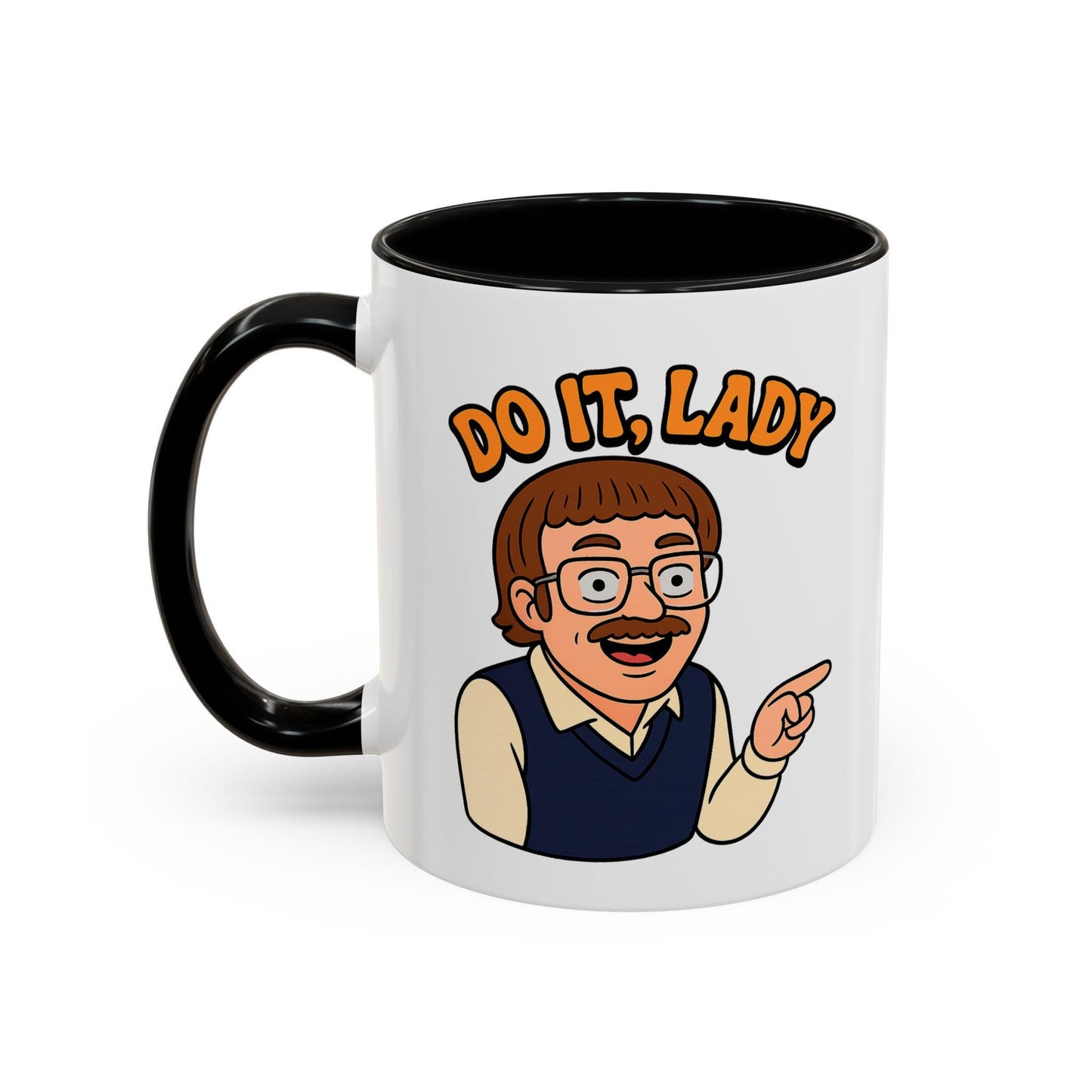Do It, Lady Meme Mug: Chit Skit Viral Office Humor Cup