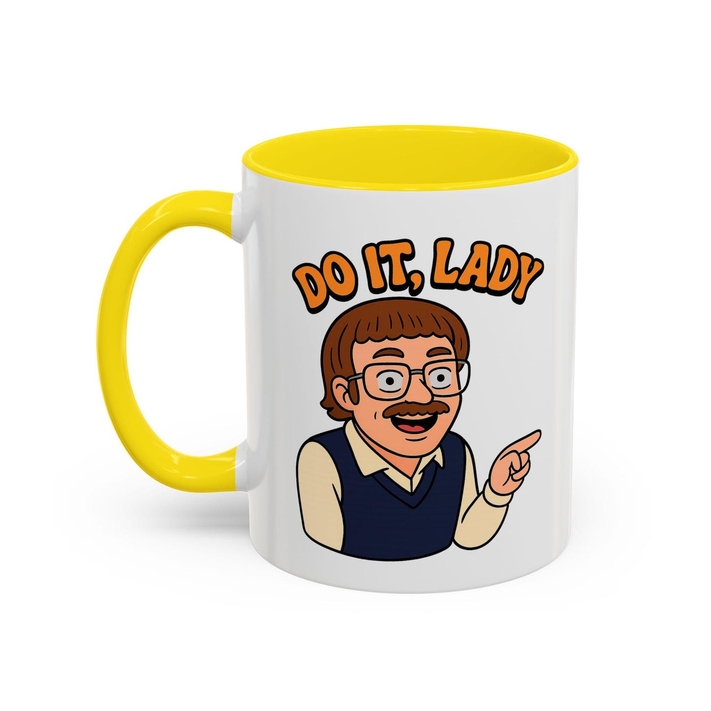 Do It, Lady Meme Mug: Chit Skit Viral Office Humor Cup